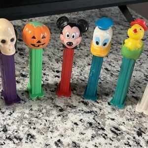 Set of 8 Character PEZ Candy Dispensers - Multicolor